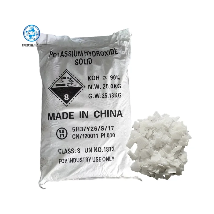 KOH Manufacturers Price China Suppliers Lye Flakes 310-58-3 Potassium Hydroxide