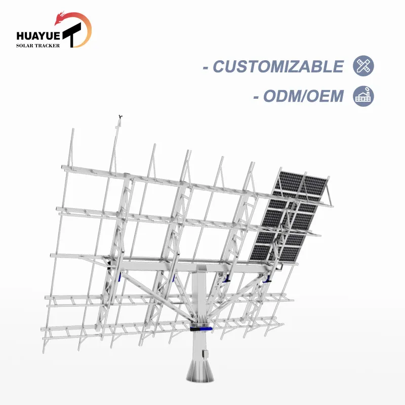 HYS-48PV-78-M-4SD 2 axis solar pv tracker 2 axis solar tracker solar pv sun tracker dual axis solar tracking