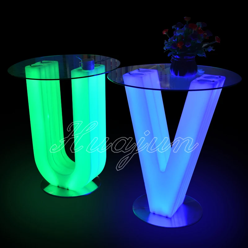 Light Up Letter Led Table for Wedding Birthday Party Christmas Home Bar Decoration