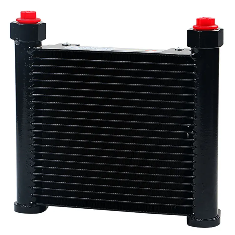 Excellent anti-seismic aluminum heat exchanger hydraulic oil cooler with fan