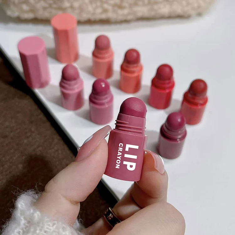 Crayon Design Lipstick Cute Lipgloss Matte Makeup Velvet Multi-color Lipstick Pen Long-lasting Cheap Cappuvini Crayon Lipstick