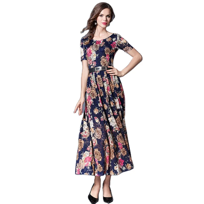 YSQ8055068 spot 2019 Новое Европейское женское кружевное платье