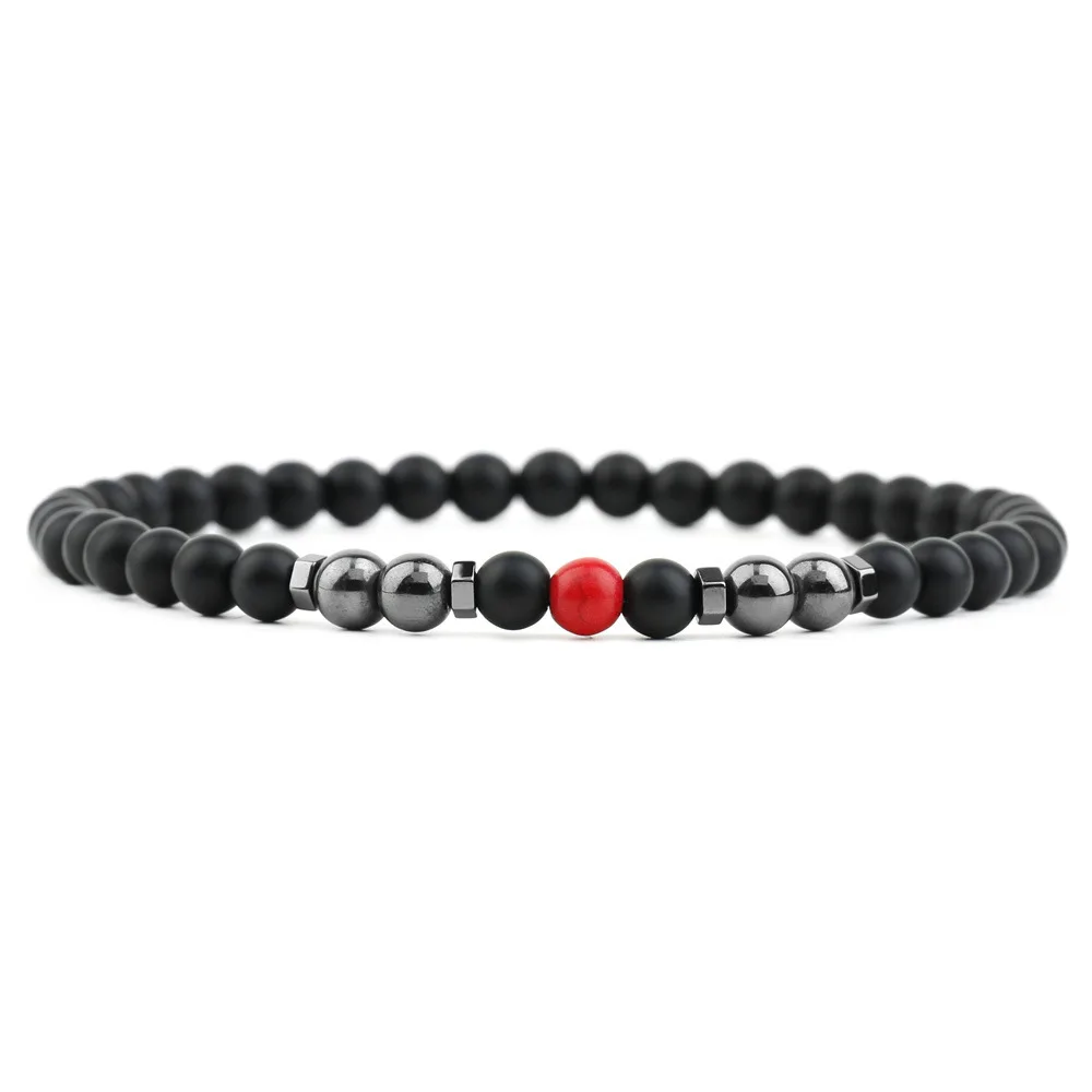 Natural Black Hematite Beads Healthy Slim Anxiety Relief Magnetic Therapy Hematite Anklets Bracelets