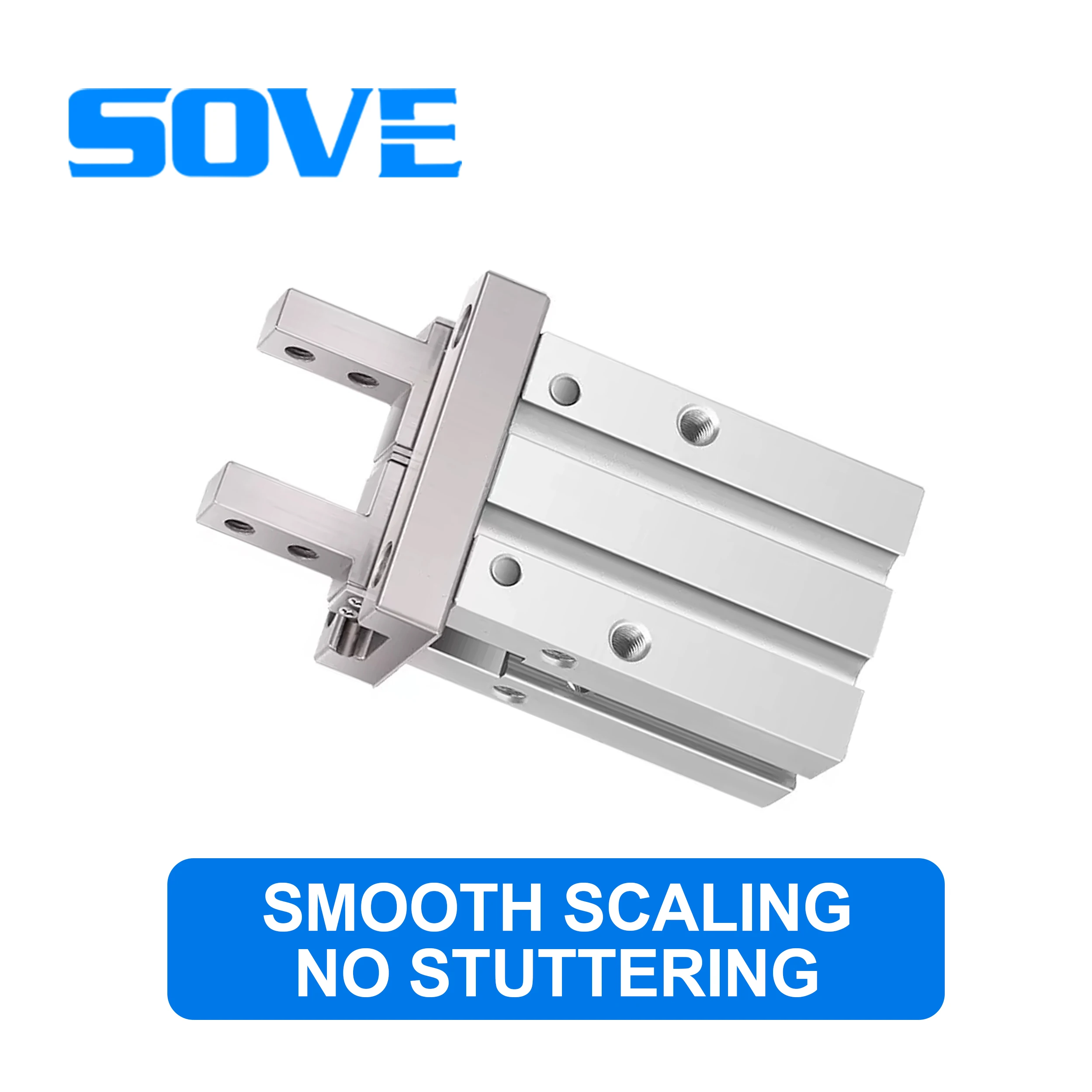 Pneumatic finger cylinder small parallel gripper MHZ2-16D/10D20D25D32D40S magnetic thread