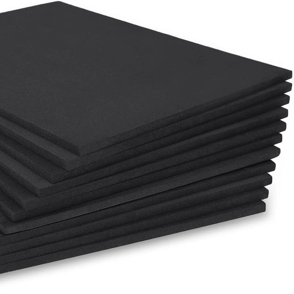Custom Black Foam Board Packing EVA Foam Sheet 1mm 2mm 3mm 4mm 5mm EVA sheets adhesive EVA rubber sheet