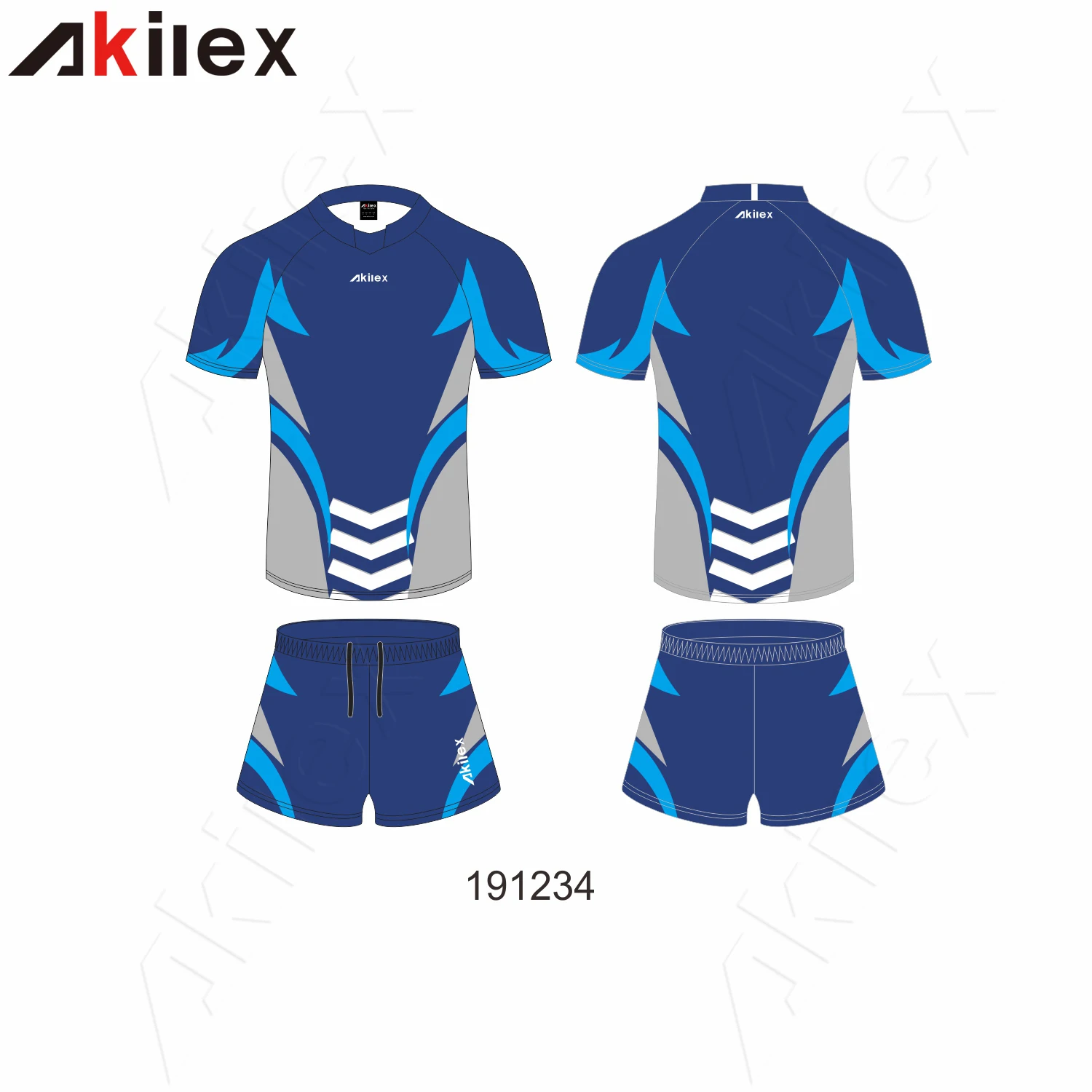 Akilex High quality 2022 customized sublimation unusual vintage rugby shirts uniform wholesale rugby club team league jerseys