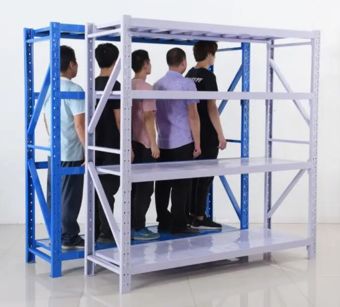 Factory  Custom Mulit-Level Long Span Racking Steel Storage Shelf Stillage Storage Rack Garage Stacking Racks