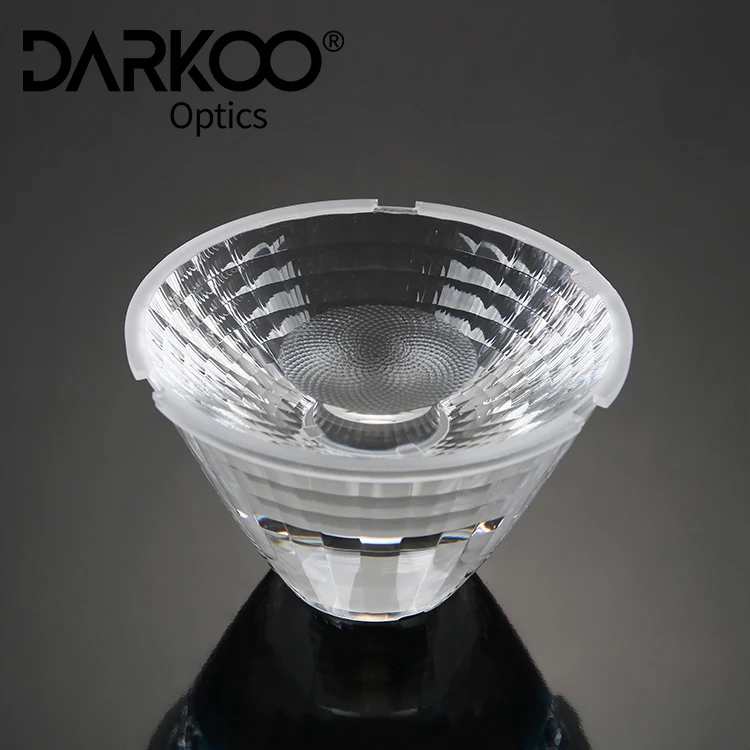 Cob Led Lens Plastic 3535 35mm Single Lens Commercial Transmittance Optical Round Lenses For Diameter 28mm Led Lens