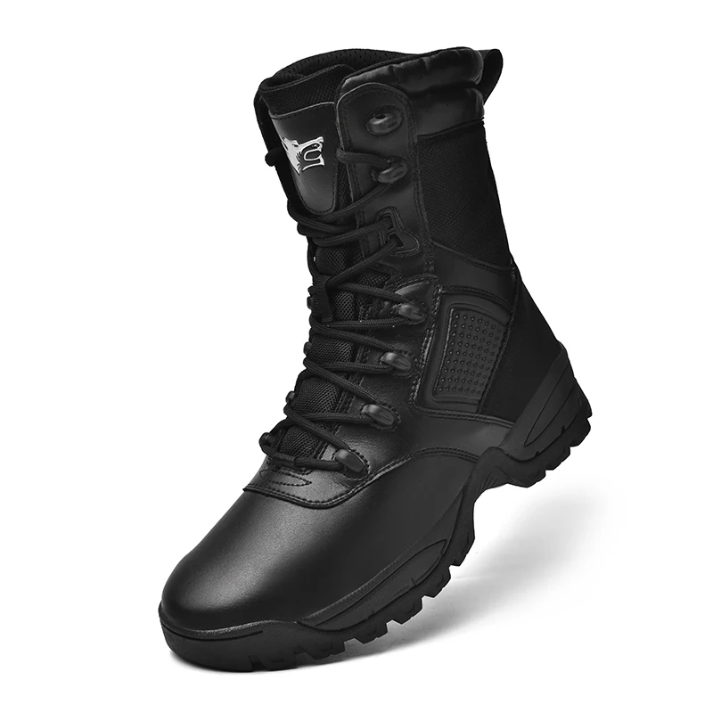 Custom Durable Tactical Combat Jungle Beige Shoes Desert Khaki Army Rubber Military Boots