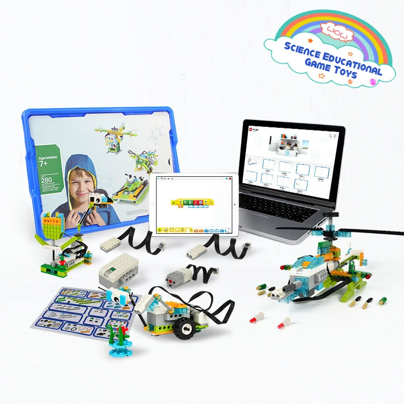 Spike Prime WeDo 2.0 45300 STEAM Robot DIY Educational Building Block Kit Kid Science Technology Innovation Puzzle Toy Prime Set