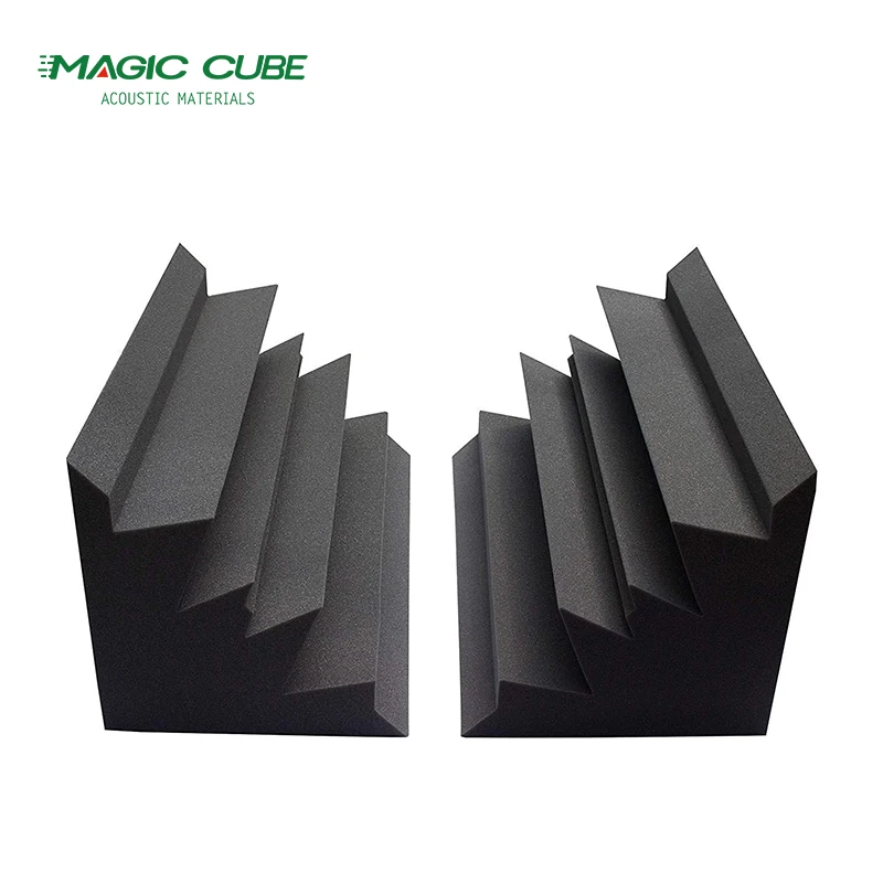 Sound Studio acoustic foam bass trap For Corner Deadening Foam Soundproof Panel Acoustic 30*30*50cm