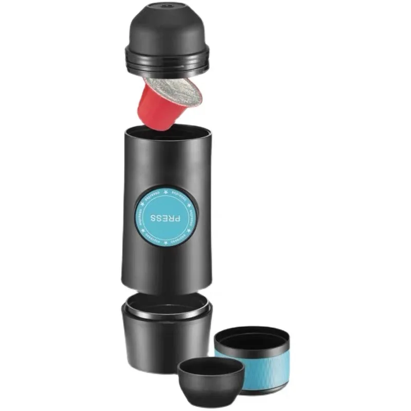 2024 HOT Food grade material 2 in 1 function mini USB coffee maker 5V portable coffee machine For Nespresso Capsule