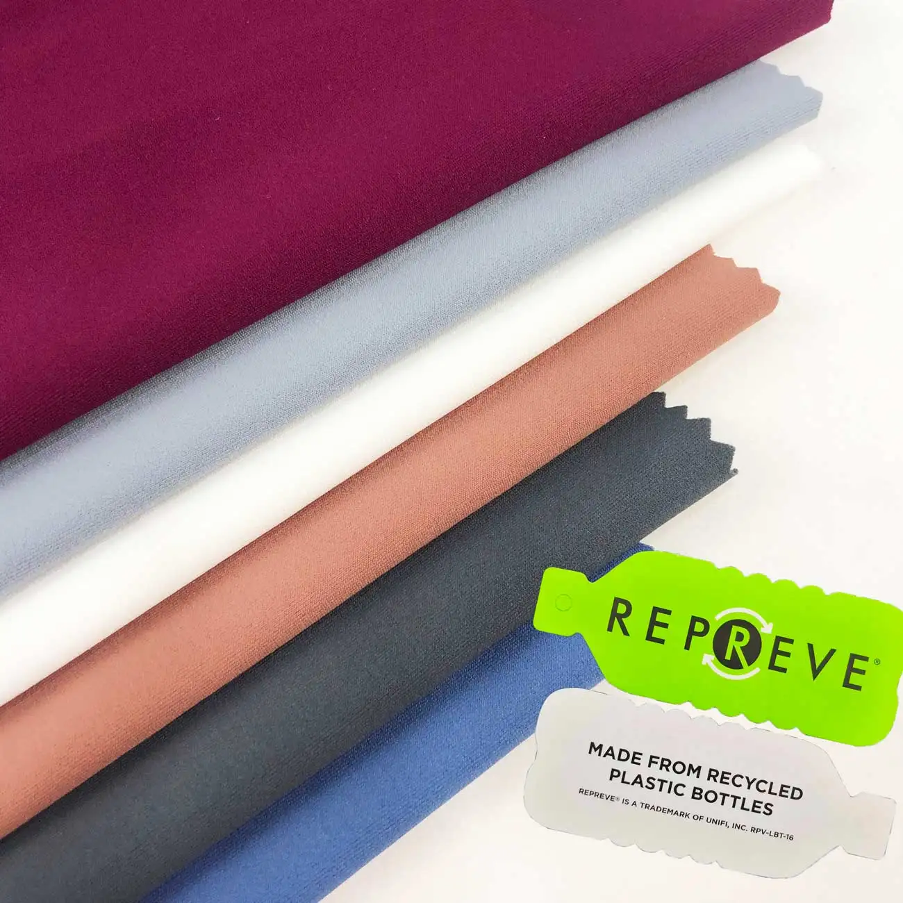 recyclable 4 way stretch repreve breathable quick dry elastane eco friendly fabric for sports