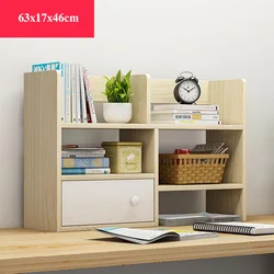 Desktop Bookshelf Home Student Dormitory Desk Storage Artifact Bookcase Desk Storage Shelf