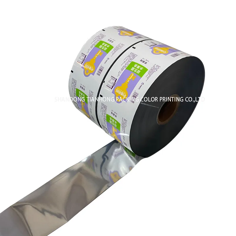 Metallized Foil Laminated Aluminum Plastic Food Flexible Packaging Film Roll sachet For Taro Tomatto Potato Chips Packaging