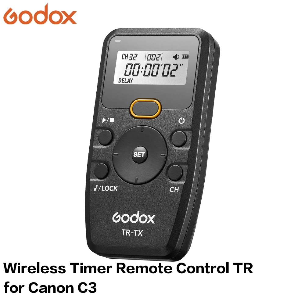 Godox TR-C3 Series High Performance 2.4GHz Wireless Timer Remote Control  for Camera Photography Canon 5D Mark III 5D Mark II