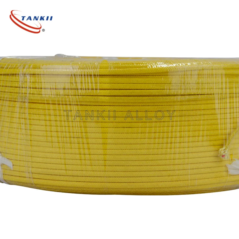 IEC60584-3 standard 2*0.5mm2  2*2.0mm2 Type K thermocouple Extension Cable with  fep/pvc/fiberglass/metal screen