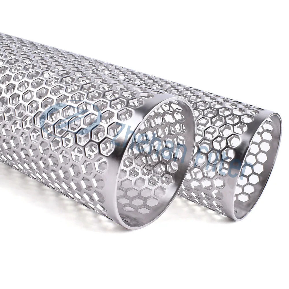 304 316 316L stainless steel metal mesh cartridge industrial water treatment  filter cylinder  perforated cardboard filters