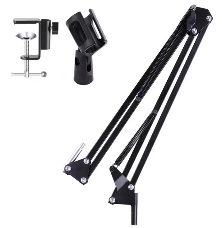 Профессиональная Гибкая подставка для микрофона с регулируемым кронштейном для студийного микрофона