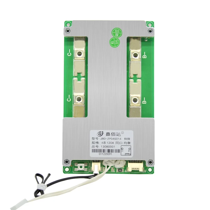 JBD LiFePo4 Battery Protection Board 4S 100A-120A Li-ion Hardware BMS with Heat Function for Inverter, Energy Storage