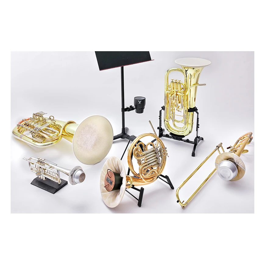 Elastic non-woven fabric filter mask-guard bell guard for Wind Instrument