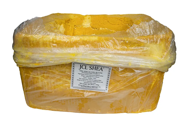 Hot Sale Organic Food Grade Shea Butter  Golden Color 25kg Raw Shea Butter For Skin