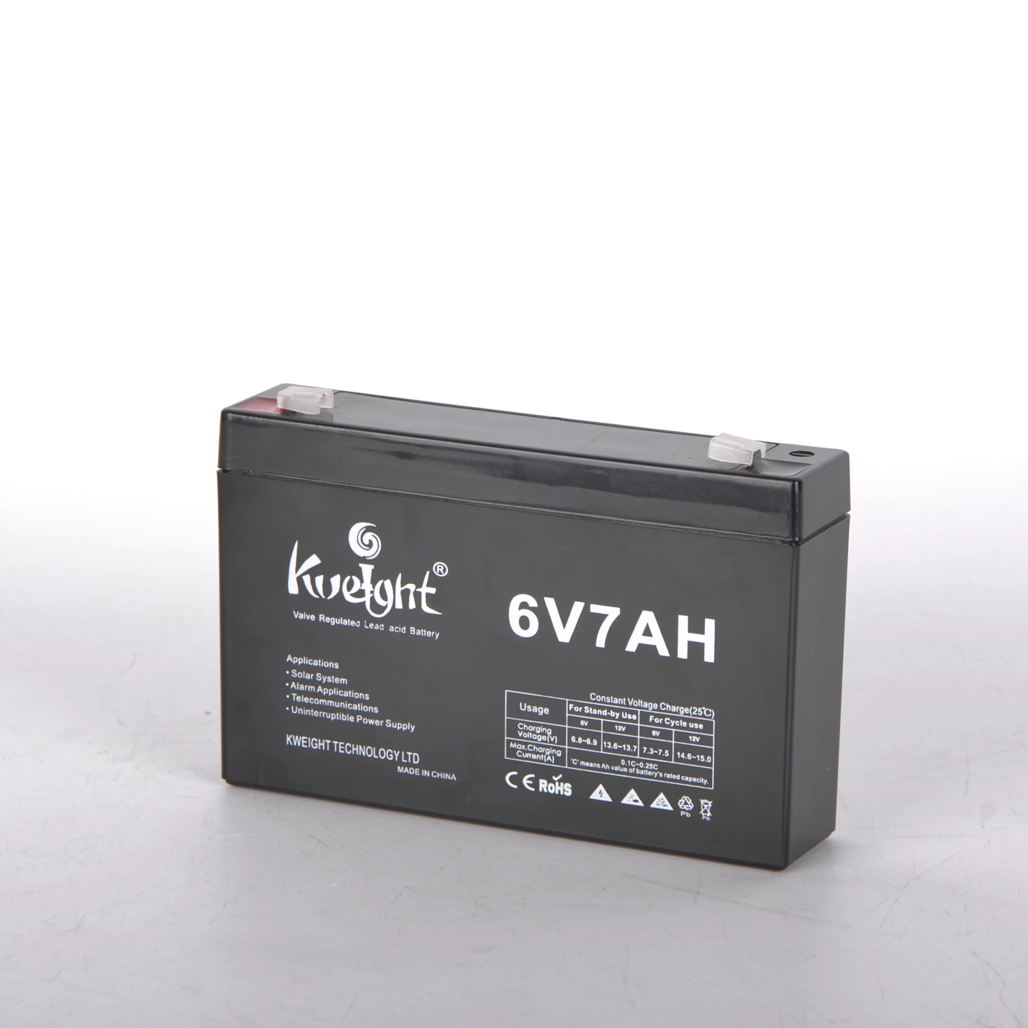 Original Factory Wholesale VRLA Agm 6V 7AH Sealed Lead Acid Batteries