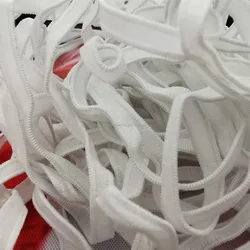 Hot selling 4MM Double elastic band for mob cap/shoe cover