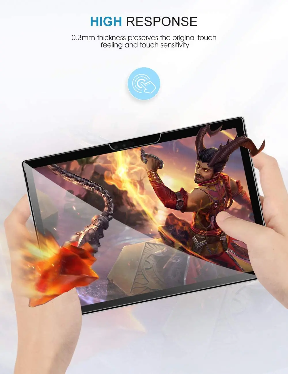 Высококачественное 2.5D 9H закаленное стекло для защиты экрана ноутбука Microsoft surface pro 8 7 6 5 4 X с быстрой