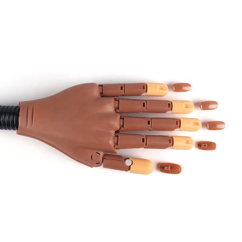 Manicure Prosthetic Hand Flexible Movable Joint Model Practice Prosthetic Hand Male And Female Mechanical Positioning Hand Model