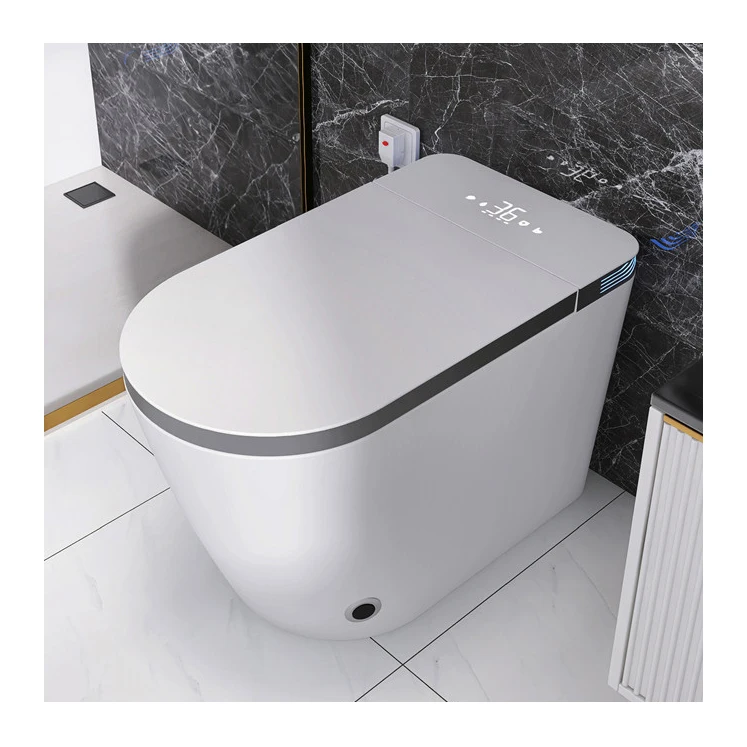 Floor mounted Automatic Self Cleaning Intelligent Commode Toilet Bowl Bathroom Wc Automatic Flush Smart Toilet