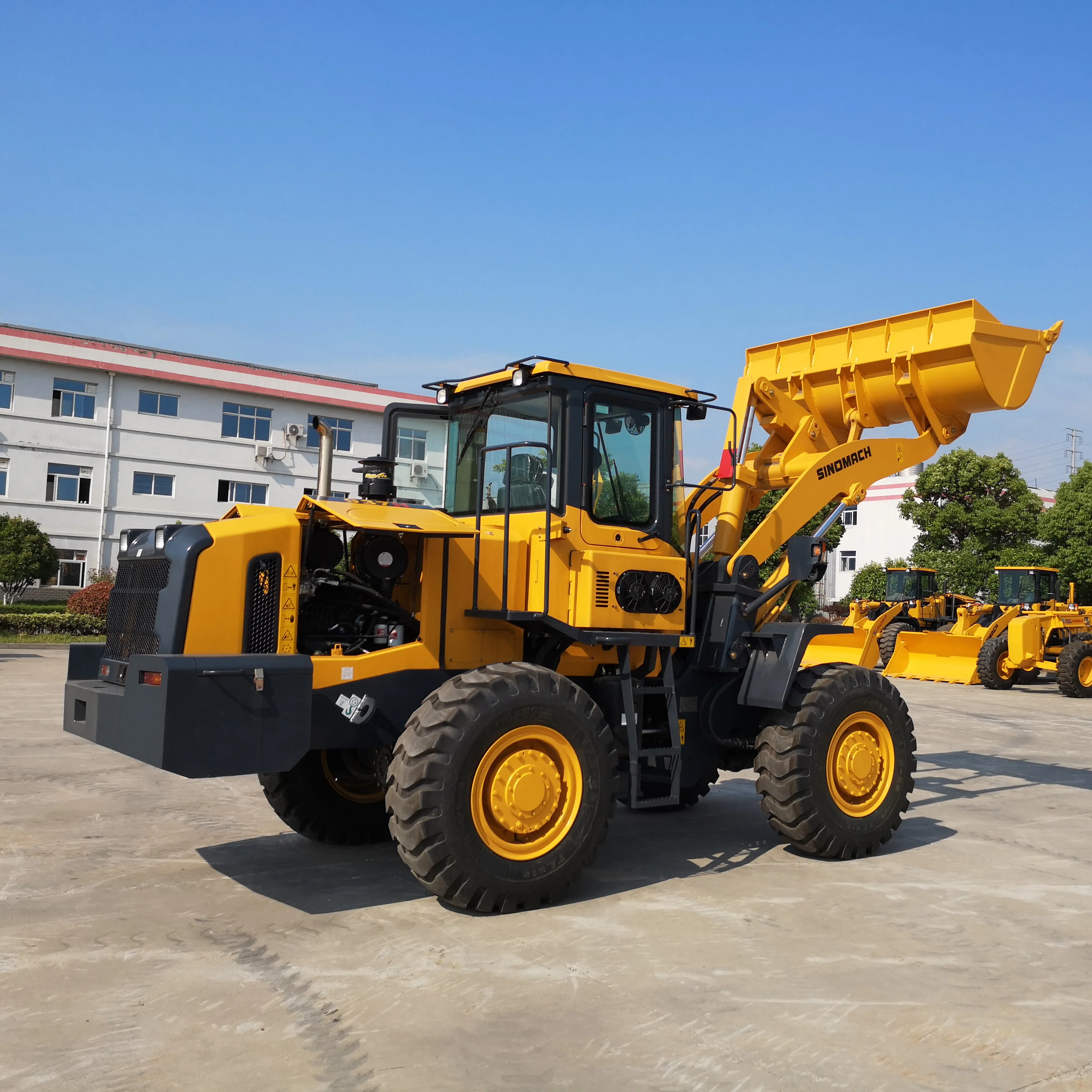 Multi Functional ZL30H Heavy machinery loader 3 tons wheel loader Front end loaders with clamps earth moving machine