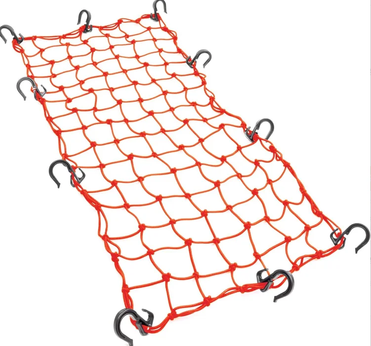 Heavy Duty 15 Bungee Small Cargo Net Tail Rack Luggage Stretches To 45 For Securing Items In Cars Suvs And Boats