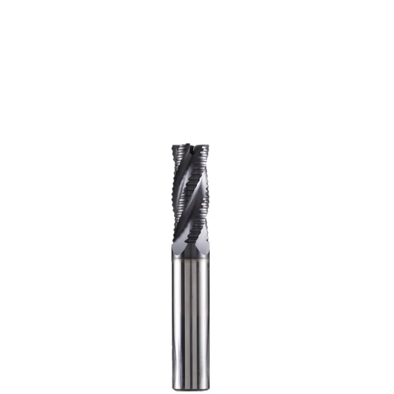 HRC 45/50/55/60/65 4 Flute End Mill For Steel CNC Carbide Coating Square Milling Cutter 1/2/3/4/5/6/7/8/10/12mm Roughing EndMill