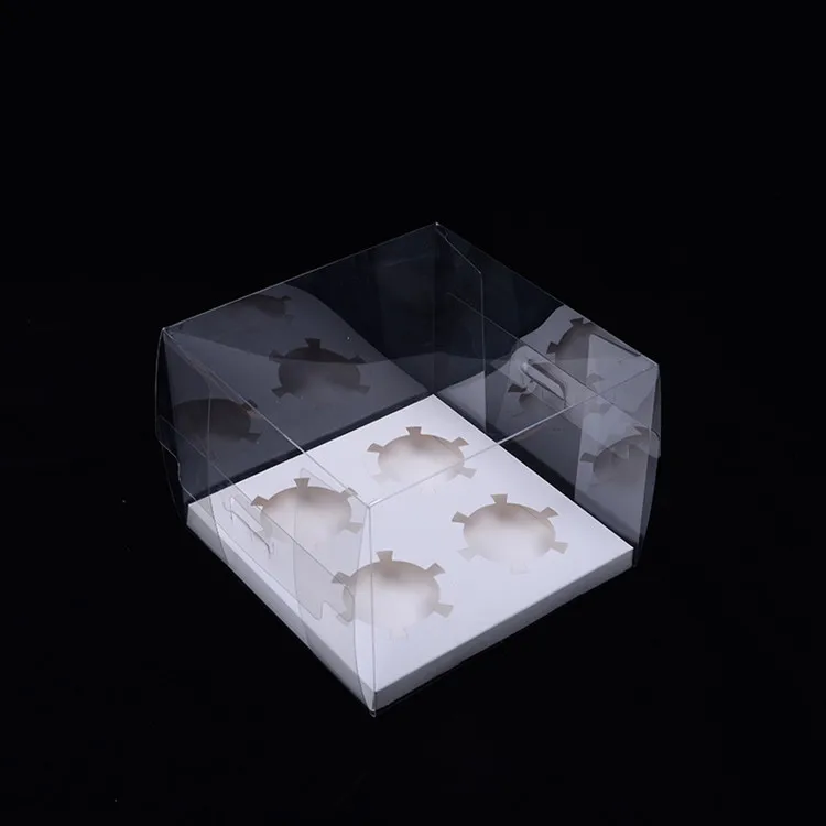 
Clear seethrough Paper Cake Box Cupcake Box 