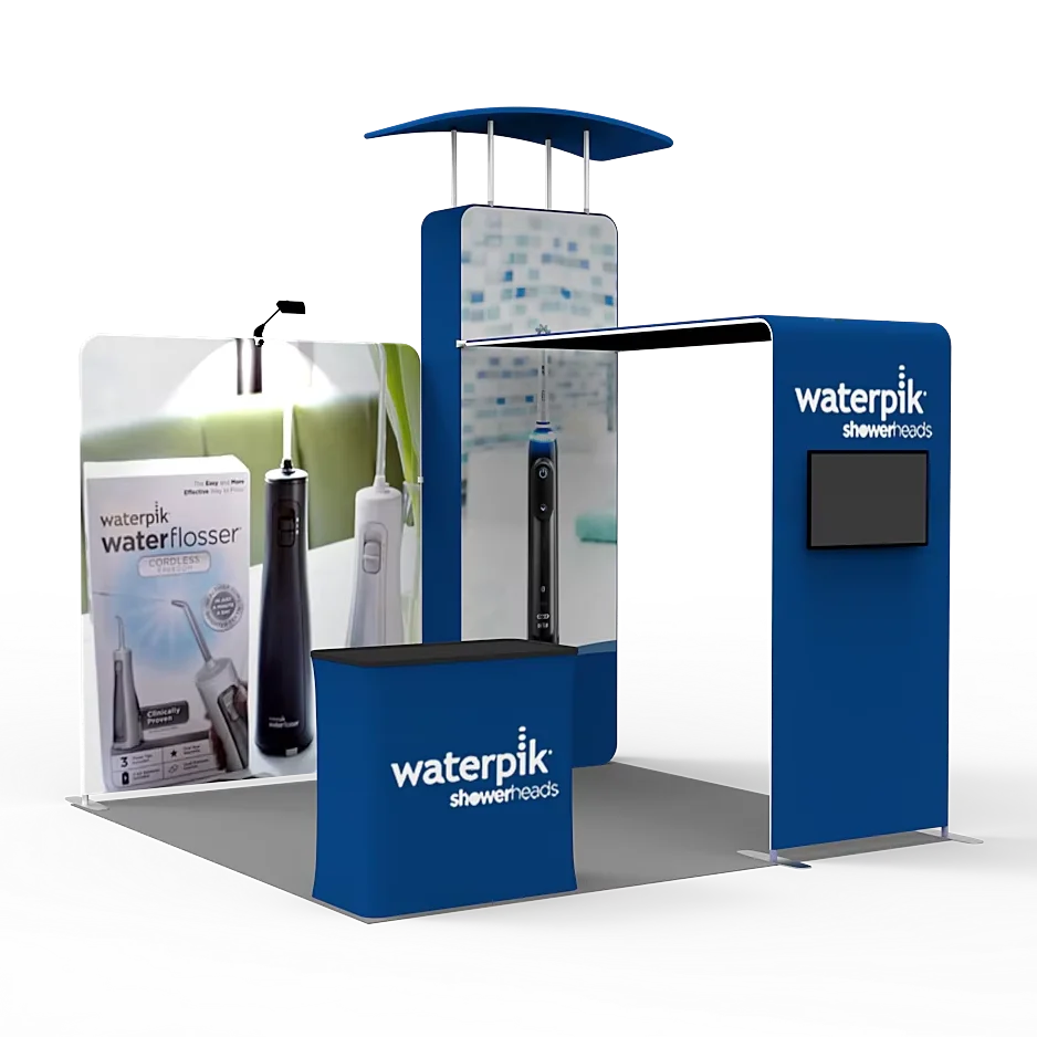 Quick deliver 10*10ft trade show booth portable exhibition stand good booth