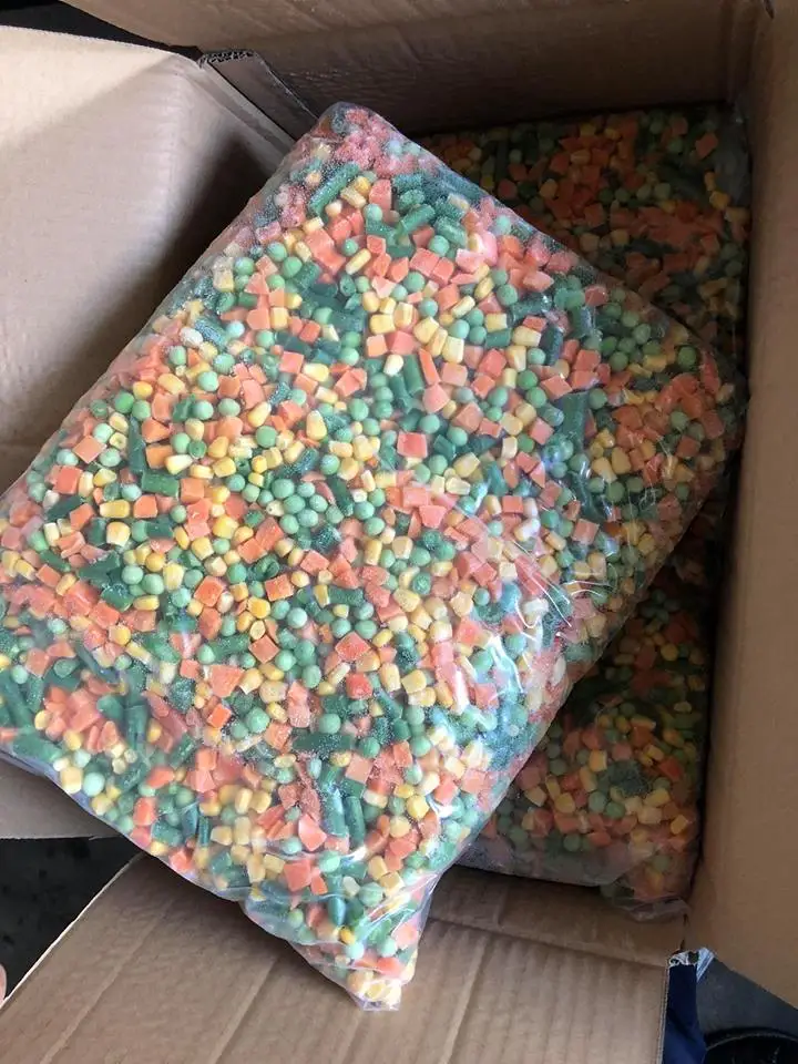 Frozen Mixed Vegetables IQF Freezed Carrot, Green Pea, Corn Good Price