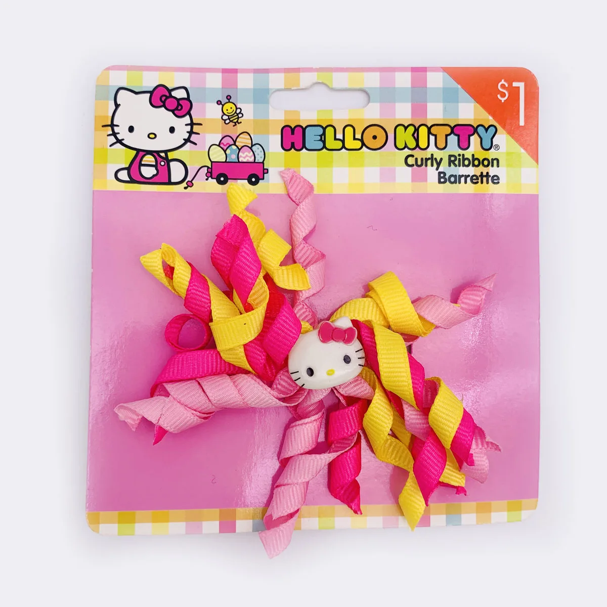 ribbon hair clip hello kitty hair clip beads bracelet  necklace NBC universal avon Sedex BSCI audit jewelry factory