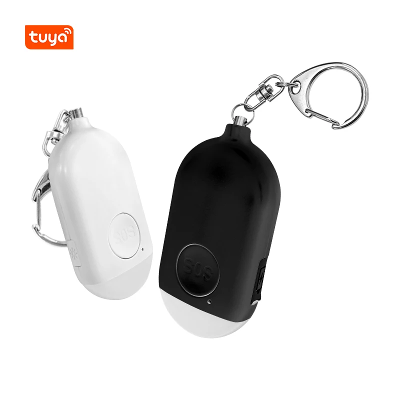 Original Supplier 4G Bluetooth 130Db Loudness Anti Attack Personal Alarm Tuya Wifi SOS Emergency Panic Button