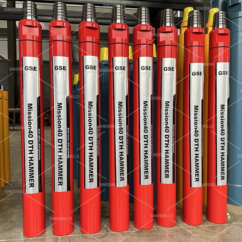 SINODRILLS Multi Function Mission 40 DTH Drilling High Pressure DTH Hammer