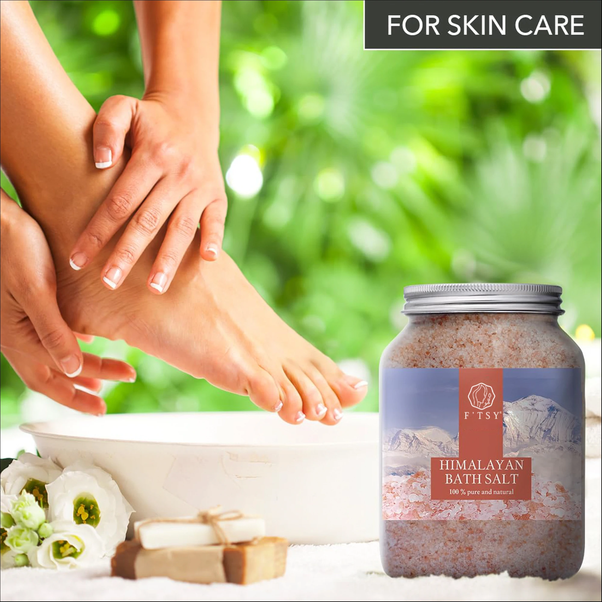 100% Pure & Natural Himalayan Salt Pink Crystal Salt Good Sleep Stress Relief Himalayan Salt