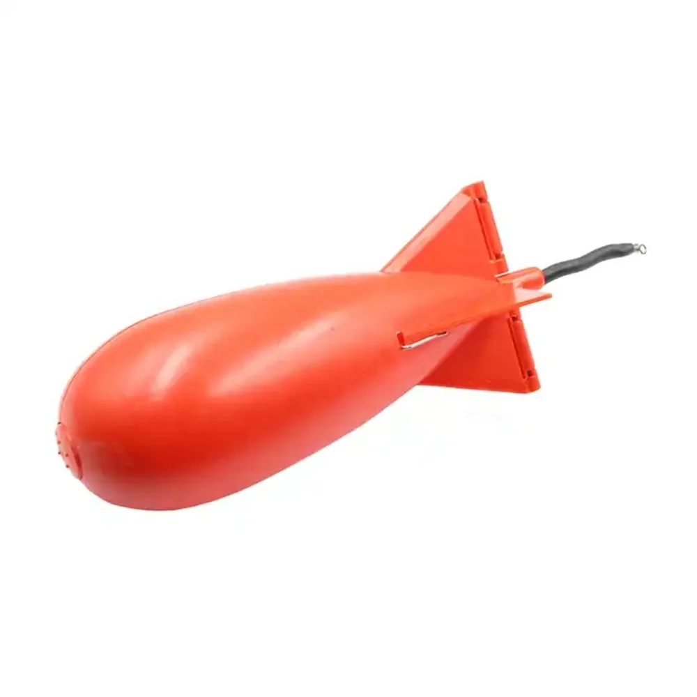 F13V-BB3021 Red Color Large Size Essen Carp Pellets Bait Holder Spomb Fishing Rocket