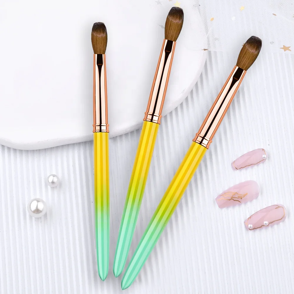 2023 Featured Nail Brush  High Quality Pinceles Acrilico Pure Kolinsky Professional Original Kolinsky Brush with Nail Brush Case