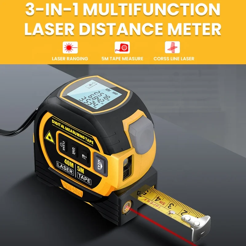 Laser Distance Meter Price Digital Meter Laser Distance China Laser Rangefinder Multi-Measurement Units M/In/Ft
