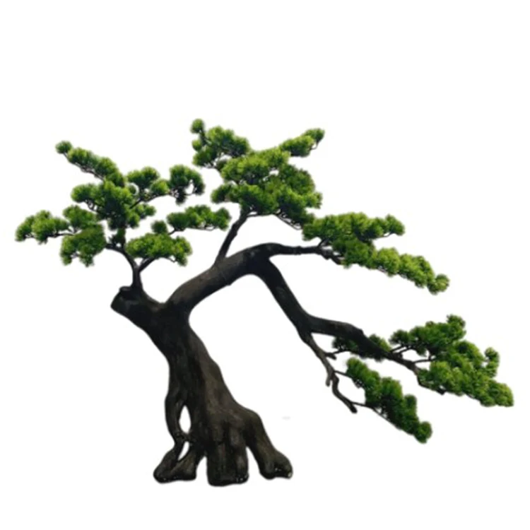 100cm Height Bonsai Plant Tree Indoor Outdoor Artificial Pine Tree Branches Cay Gia for Sale Office Real Touch Lifelike Crafts