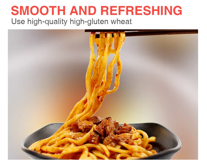 Ready to Wok Fried Bean Paste Noodles Instant Noodle Fast Cooking Delicious Udon