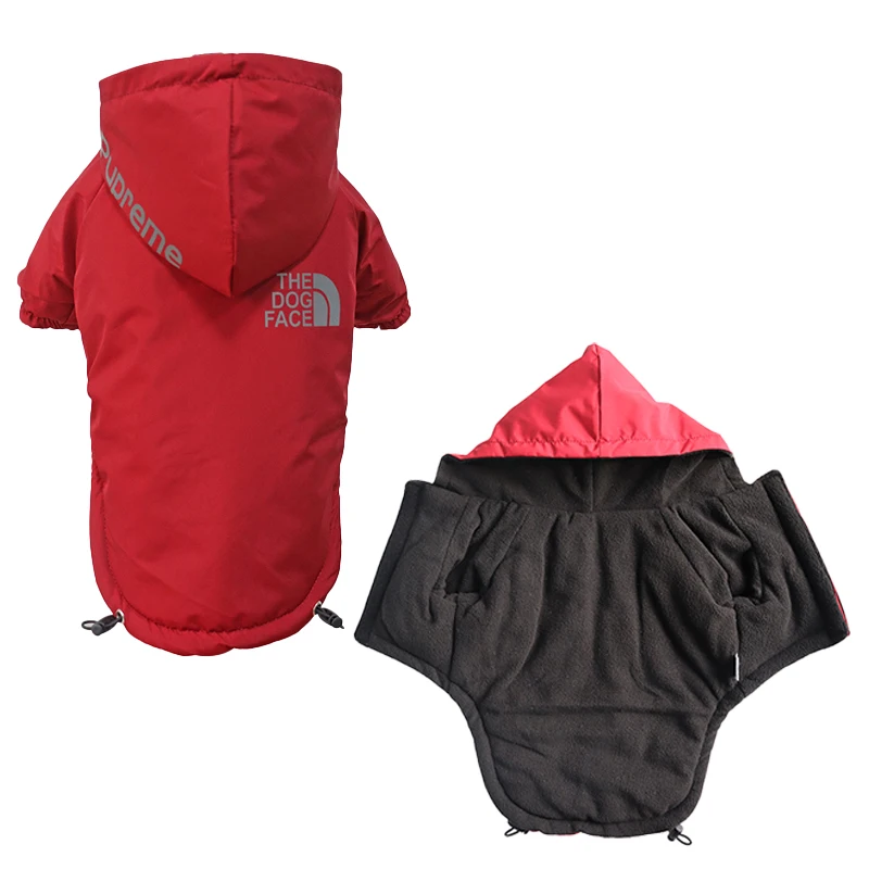 Winter Pet Dog Clothes Super Warm Jacket Thicker Cotton Coat Waterproof Small Dogs Pets Clothing For French Bulldog Puppy