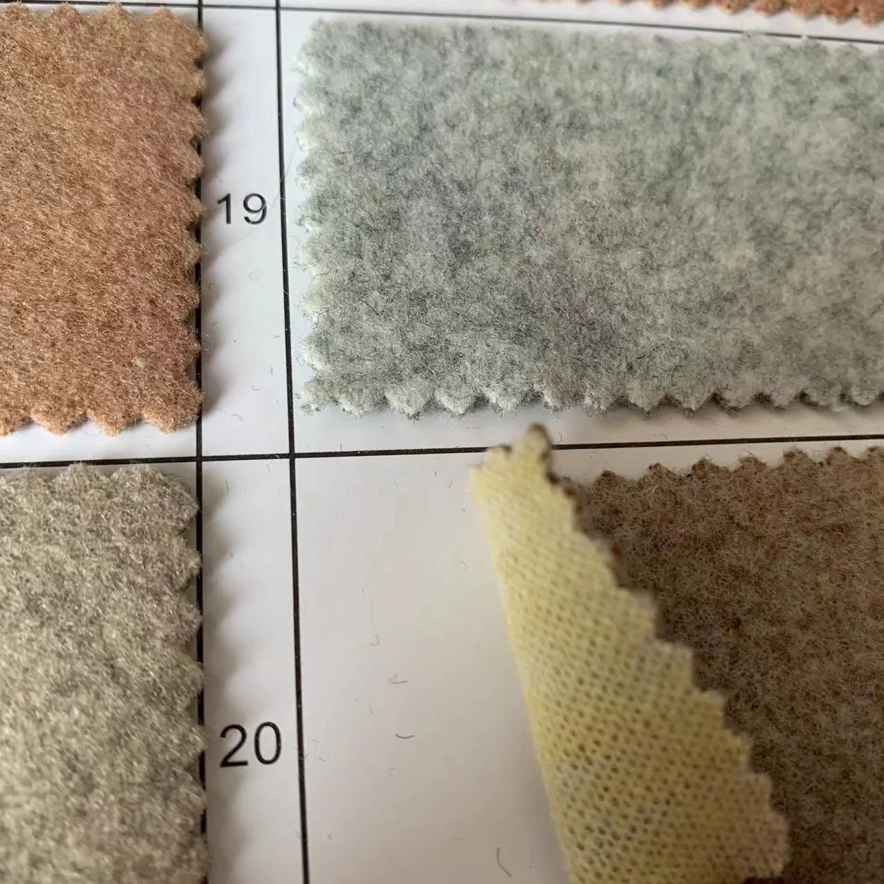 Sense Coat Coat Stock Factory Supply Elastic Fabric Needled Fabric 2spandex Multi-color Fleece 470gsm 98polyester 11 Woven