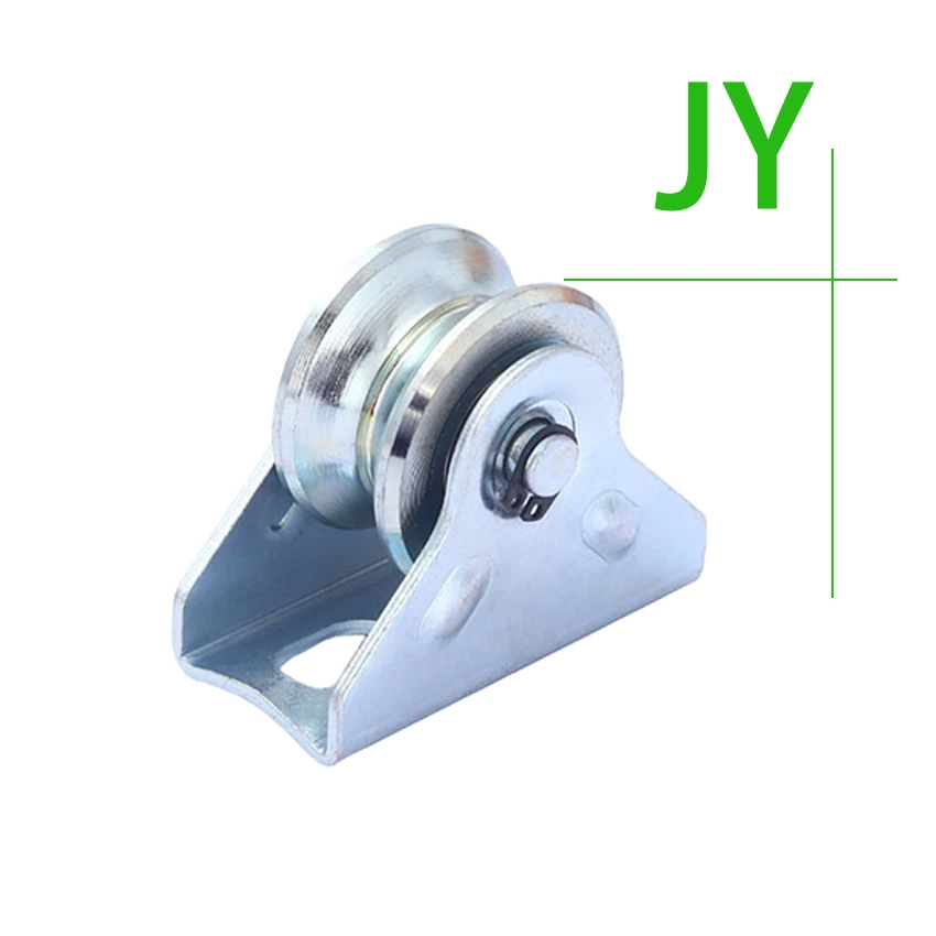 Double Bearings Turkey Customized One Wheel Sliding Fence Gate Roller Bottom Support Caster Pulley