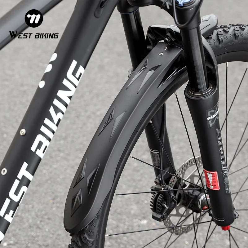 WEST BIKING Quick Installation And Removal Reflective Bike Mudguard Cycling Accessories Bike Bicycle Fenders